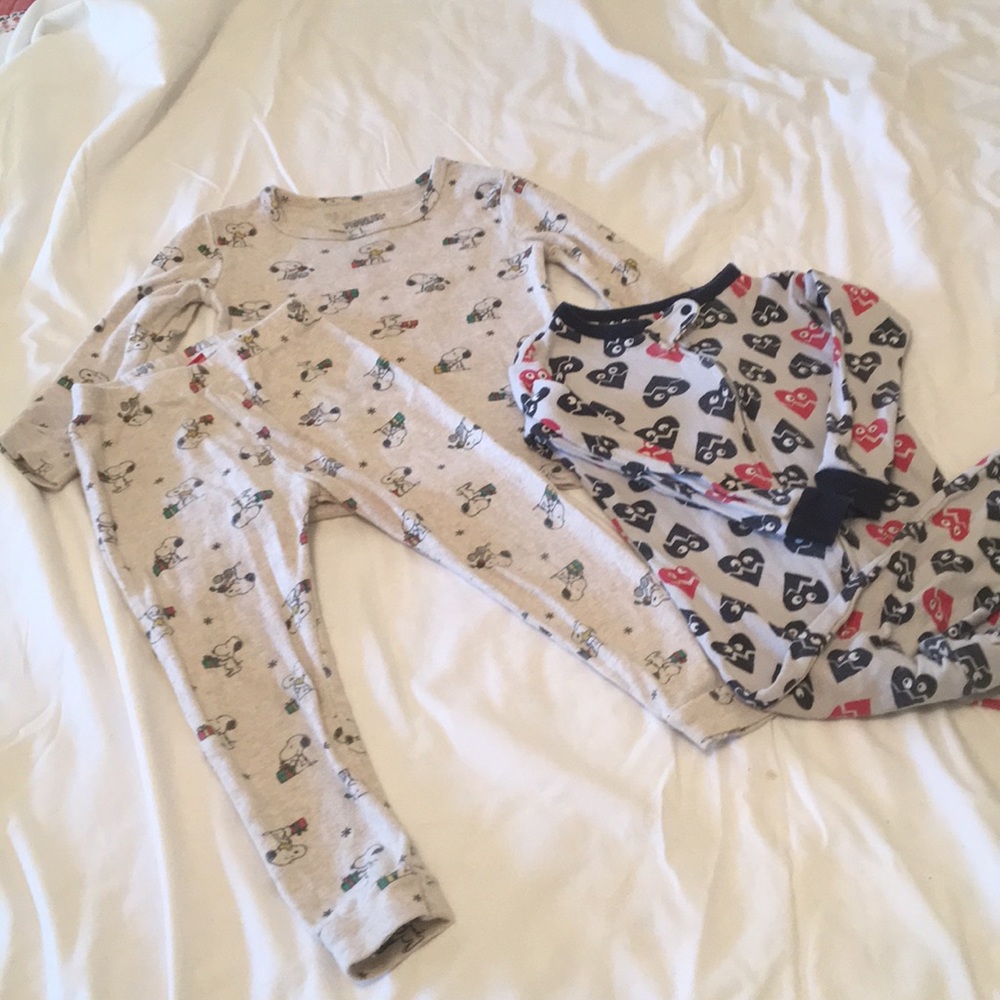 Lot of 2 pair Gap pajamas